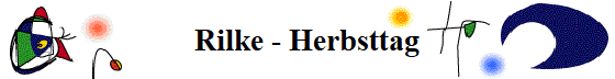 Rilke - Herbsttag
